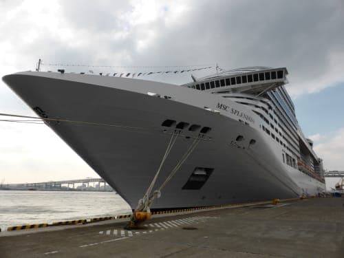 3 days, one-way from Yokohama to Shanghai