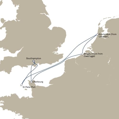 7 days, round-trip Netherlands, Belgium And France V014の写真