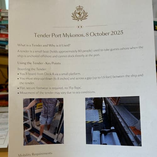 キュナードはご老人が多いので、過去に事故か何かあったんだと思う。