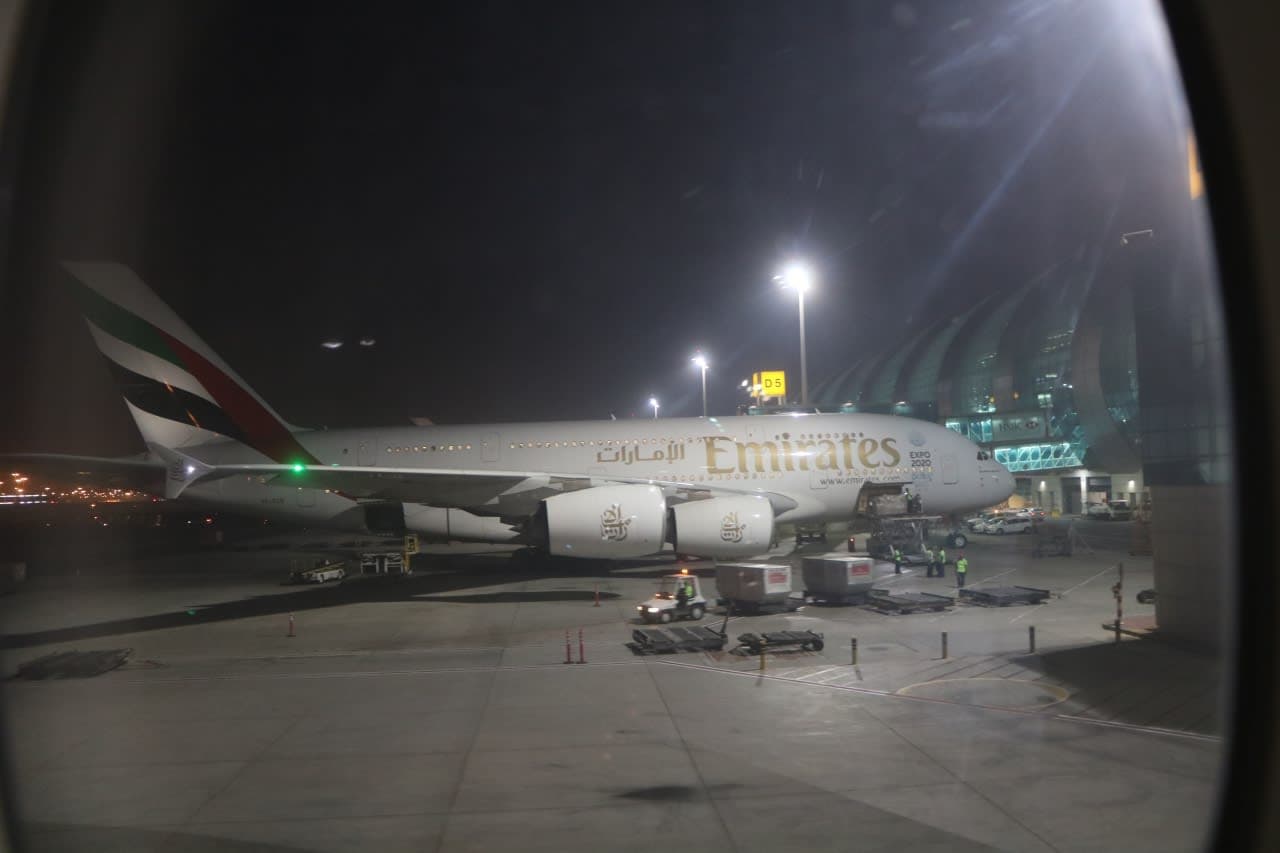 飛行機と船で19日間世界一周の旅⑨エミレーツ航空のエアバスA380・バルセロナ⇒ドバイ編