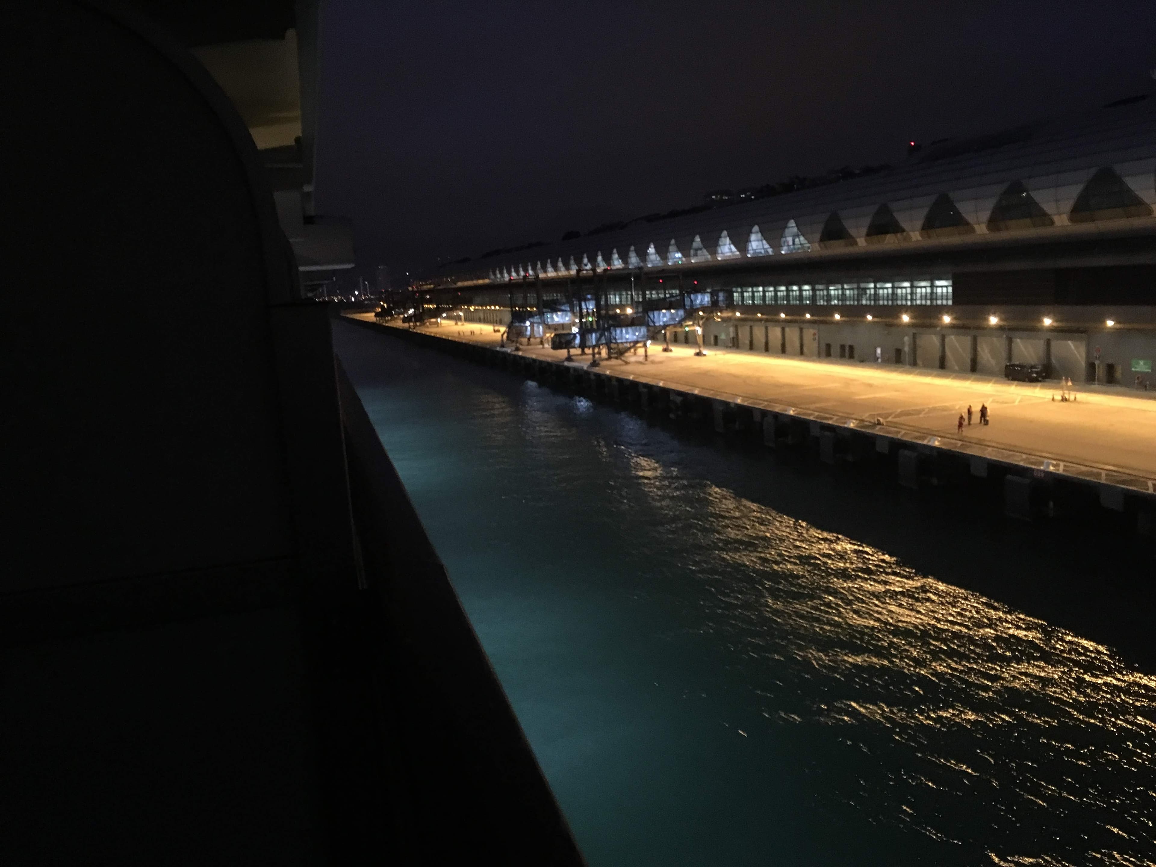 横浜発シンガポール行き乗船記(12月14日)